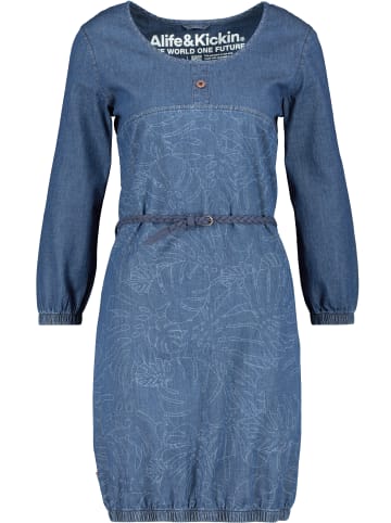 alife and kickin Sommerkleid, Kleid DojaAK DNM Long in dark denim