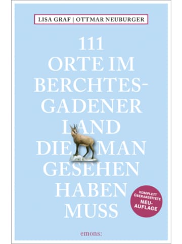 Emons Verlag Buch - 111 Orte im Berchtesgadener Land, die man gesehen haben muss