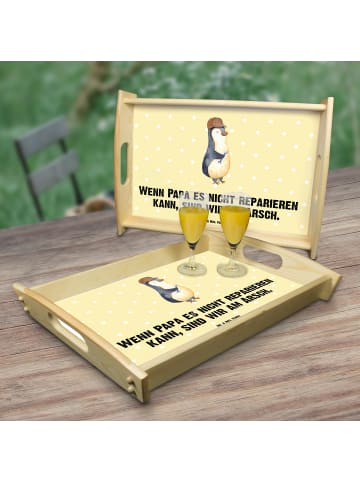 Mr. & Mrs. Panda BettTablett Wenn Papa es nicht reparieren kann,... in Gelb Pastell