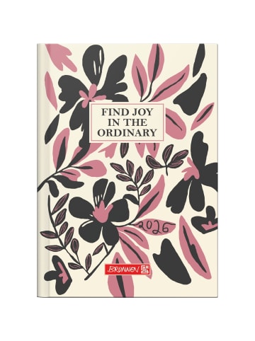 BRUNNEN Taschenkalender 731 10x14cm 1 Woche/2 Seiten Grafic-Einband Butterfly 2026