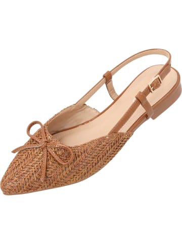 palado Sling-Ballerinas in CAMEL