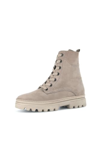 Gabor Comfort Biker Boots in beige