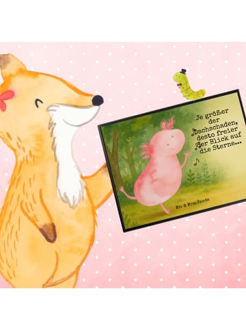 Mr. & Mrs. Panda schreibtischunterlage Axolotl Tanzen Design mit... in Weiß