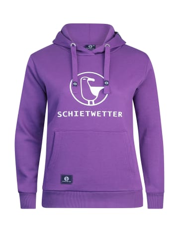 SCHIETWETTER Hoodie "Schietwetter" in lavendel-white