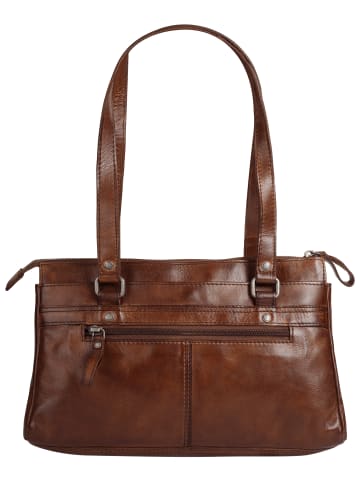 SPIKES & SPARROW Handtasche in cognac