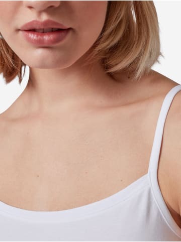 Skiny Spaghettitop Cotton Essentials in white