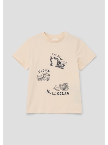 s.Oliver T-Shirt kurzarm in Beige