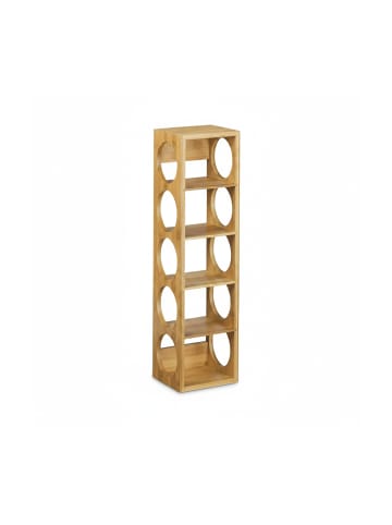 relaxdays 3x Weinregal in Natur - (B)14 x (H)53 x (T)12 cm