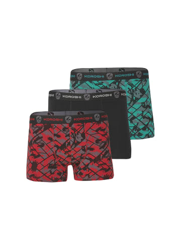 KOROSHI Boxershort-pack in bunt