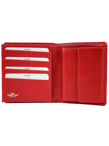 Polo Geldbörse RFID Schutz Leder 12 cm rot