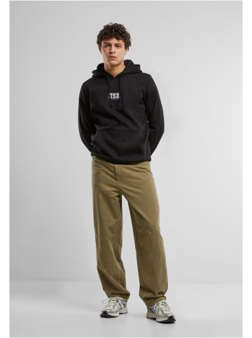 Mister Tee Hoodie "USA College Wording Patch Hoody" in Schwarz