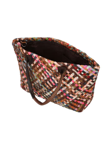 Usha Women Shoulder Bag in Navy Multicolor