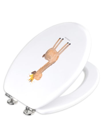 Mr. & Mrs. Panda Klo-Deckel Lama König ohne Spruch in Weiß