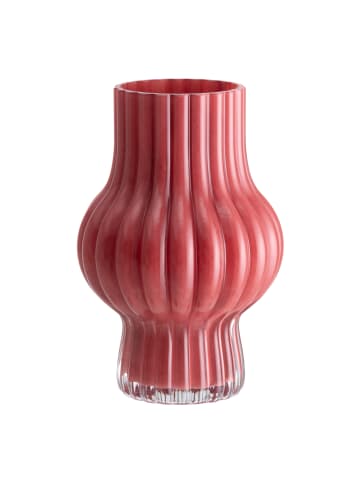 Fanni k Glasvase VUOKSI in Rot, Ø 13,5 x (H) 20 cm