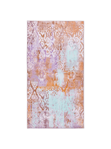 Beliani Kurzflor ZENVIRA in Bunt/Blau/Violett - (W) 80 x (L) 150 cm