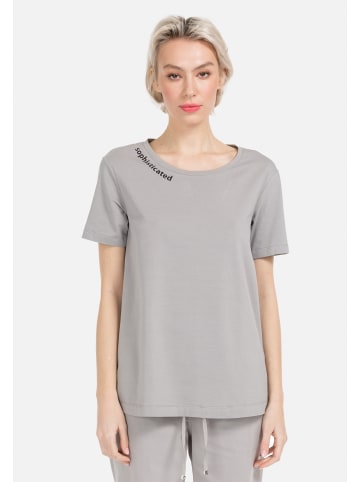 HELMIDGE T-Shirt T-Shirt in grau