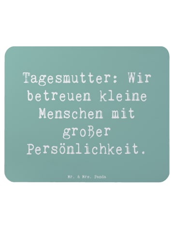Mr. & Mrs. Panda Maus Pad Spruch Tagesmutter Persönlichkeit mit ... in Meeresbrise