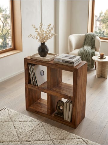 KADIMA DESIGN Standregal | Sheesham, 82cm, 4 Böden, Massivholz