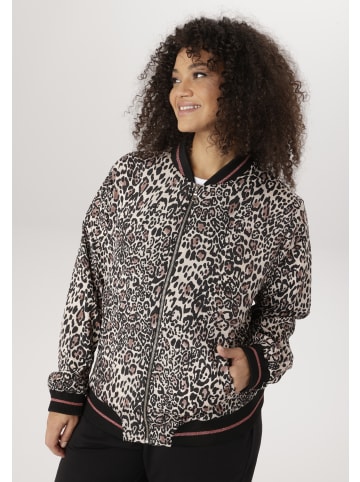 Aniston PLUS Blouson in beige-schwarz-braun
