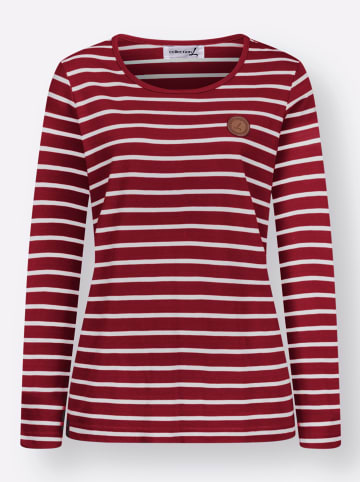 WITT WEIDEN Shirt in cognac-ecru-gestreift