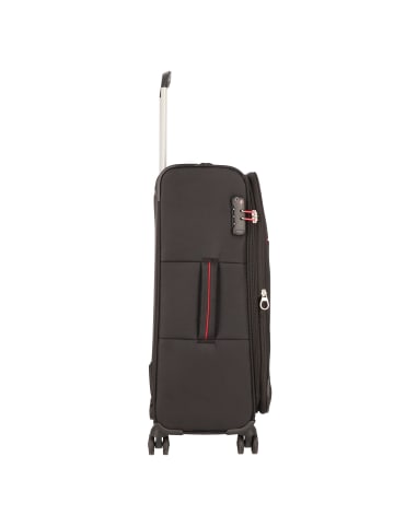 Worldpack Denver 4 Rollen Kofferset 3-teilig schwarz