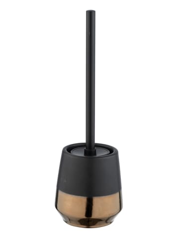 Wenko WC-Garnitur Mod. Brandol Keramik, WC-Garnitur Brandol Keramik in Schwarz