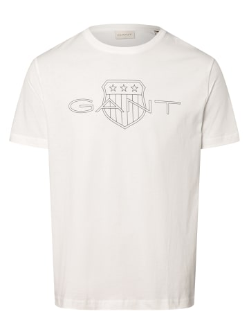 Gant T-Shirt in ecru