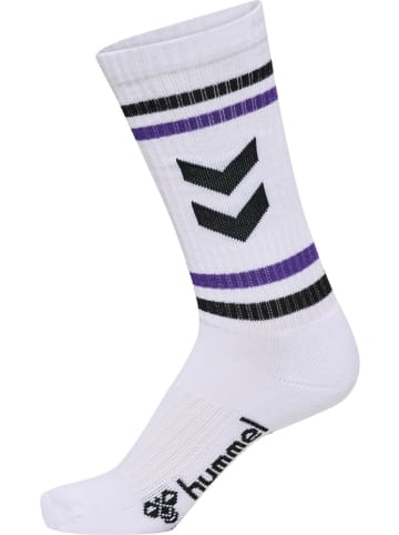 Hummel Socke "3-Pack Socks Chevron High Retro" in Weiß