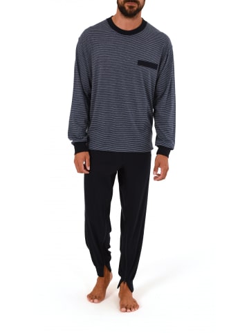 NORMANN Pflegeoverall langarm Reissverschluss - 16002 in Dunkelblau