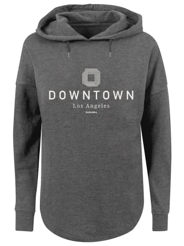 F4NT4STIC Oversized Hoodie Downtown LA OVERSIZE HOODIE in charcoal