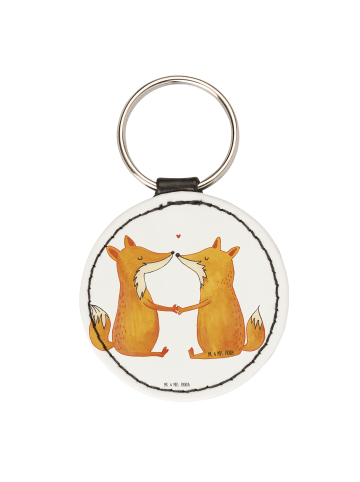 Mr. & Mrs. Panda Anhänger Füchse Liebe ohne Spruch in Weiß