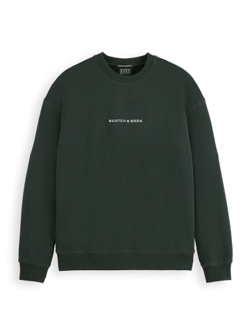 Scotch & Soda Sweatshirt in Dunkelgrün
