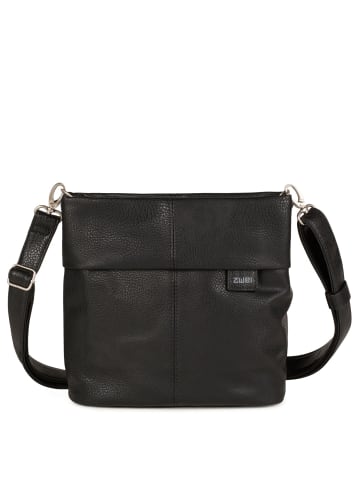 Zwei Mademoiselle M8 - Schultertasche 25 cm in schwarz