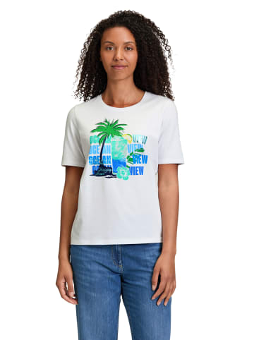 Betty Barclay Basic Shirt mit Aufdruck in Patch White/Blue