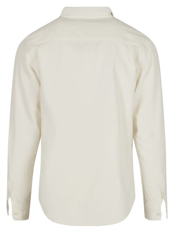 Urban Classics Long Sleeve Shirt in whitesand