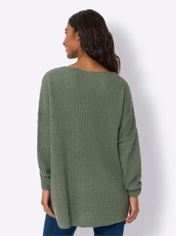 Heine Strickpullover in khaki
