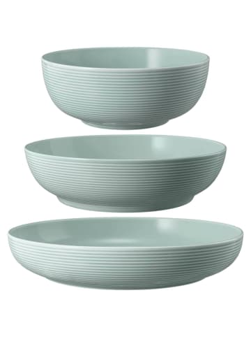 Seltmann Weiden 3er Set Foodbowl Beat Color Glaze 20/25/28 cm in Salbeigrün