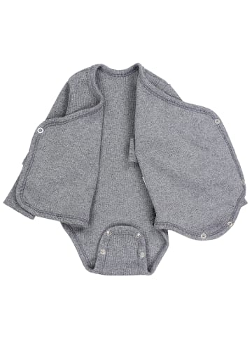 TupTam Baby Bekleidung Langarmbody Hose 2er Set in dunkelgrau