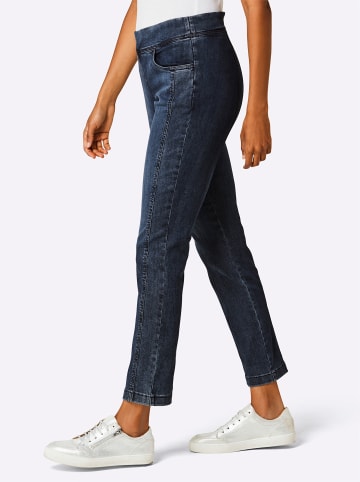 ascari Schlupfjeans in blue-black