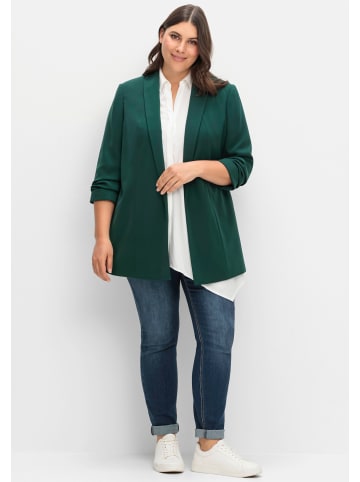 sheego Longblazer in tiefgrün