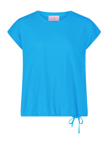 Betty Barclay Strukturshirt mit Tunnelzug in Blue Aster