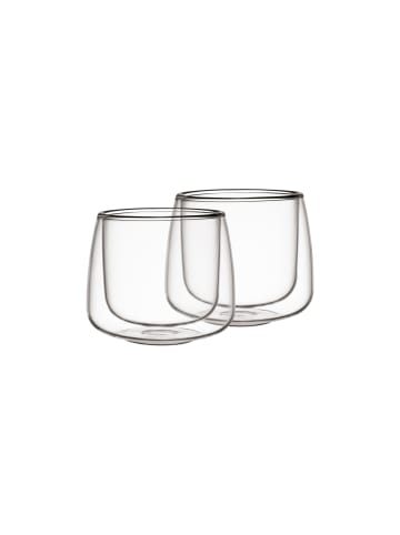 Villeroy & Boch 2er Set Kaffeebecher Artesano Hot & Cold 180 ml transparent in transparent