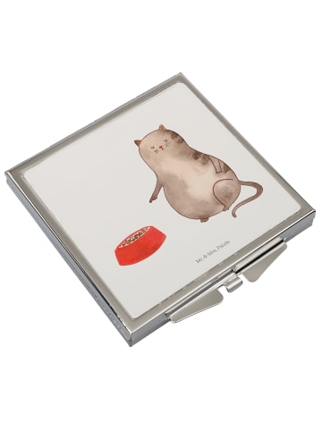 Mr. & Mrs. Panda Schminkspiegel Katze Fressen ohne Spruch in Weiß