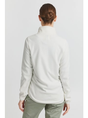 Oxmo Fleecejacke OXRikka in Weiß