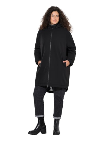 Ulla Popken Parka in schwarz
