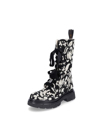 GIO+ Halbschaftstiefel Cora 10A in Schwarz Weiß