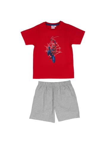 United Labels Marvel Spiderman Schlafanzug  Kurzarm in Mehrfarbig