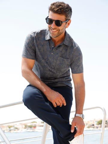 WITT WEIDEN Kurzarmshirt in anthrazit-bedruckt