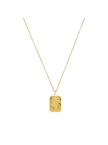 Noelani Kette mit Anhänger Silber 925, gelbvergoldet in Gold