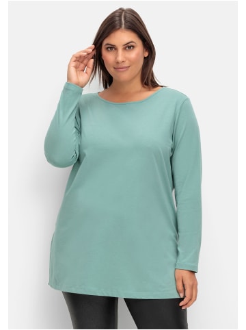 sheego Longshirt in jade